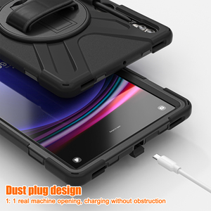 Étui pour tablette de style professionnel pour Samsung S9FE + X610 <span class=keywords><strong>S9</strong></span> <span class=keywords><strong>Plus</strong></span> X810 S8 <span class=keywords><strong>Plus</strong></span> X800 S7 <span class=keywords><strong>Plus</strong></span> T970 S7 FE T730 avec porte-crayon - Product Image 5