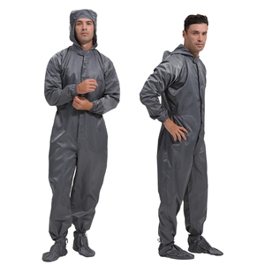 Combinaison sûre de Cleanroom d'ESD de vêtement antistatique protégé de la poussière lavable pour le Cleanroom de l'industrie pharmaceutique ISO3 - Product Image 5