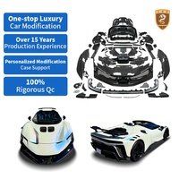 Kit carrosserie large semi-visible en fibre de carbone sèche SF90XX pour SF90 Spider : pare-chocs avant, capot moteur, aileron, hayon arrière, pièces de tuning