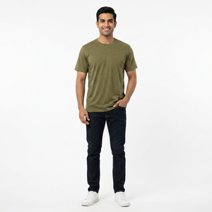 Conception personnalisée OEM, logo, nouveau t-shirt d'hiver pour homme, t-shirt à col rond à manches longues pour homme et col mi-haut pour le printemps et l'automne - Product Image 1