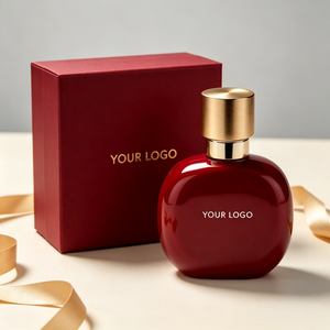Private Label Rotes Parfüm 100ml EDP Langanhaltender Apfel-Patschuli-Duft Individualisiertes Logo-Box OEM ODM Luxuriöser Täglicher Gebrauch - Product Image 1