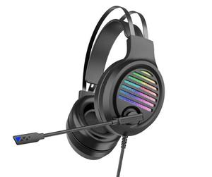 Las mejores ventas Auriculares para juegos <span class=keywords><strong>Gamer</strong></span> Wired RGB Light Game Auriculares con micrófono para Tablet PC - Product Image 3