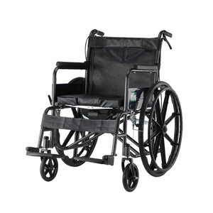 Fauteuil roulant médical léger et pliable Le Chi 27 avec fonction toilette pour personnes âgées et handicapées - Product Image 3