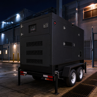 Générateur Cummins monté sur remorque JSST pour DeepSea 90 kVA 50 Hz pour l'alimentation électrique des événements en extérieur