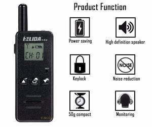 Perjalanan T-M2D Digunakan 128 Saluran Anak-anak Dua Cara Portabel Radio UHF Mini Walkie Talkie - Product Image 4