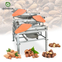 Machine commerciale de décorticage et de tri de noix, de pin, de noisettes et de noyaux de palme, de type ventilateur
