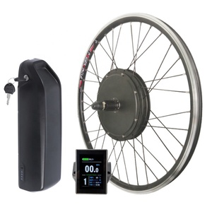 Contrôleur intégré ebike 48v vélo électrique kit de conversion de 500w 20 24 28 pouces <span class=keywords><strong>roue</strong></span> arrière avec batterie - Product Image 1