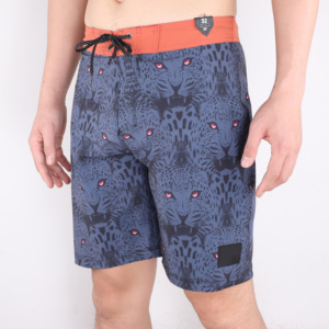 Short de bain décontracté pour homme à blocs de couleur et rayures, séchage rapide, taille à cordon de serrage - Product Image 3