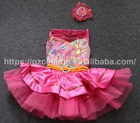 Robe de ballet de style occidental pour filles, tenue de danse pour enfants avec tutu, costume de scène, justaucorps, robe tutu de ballet