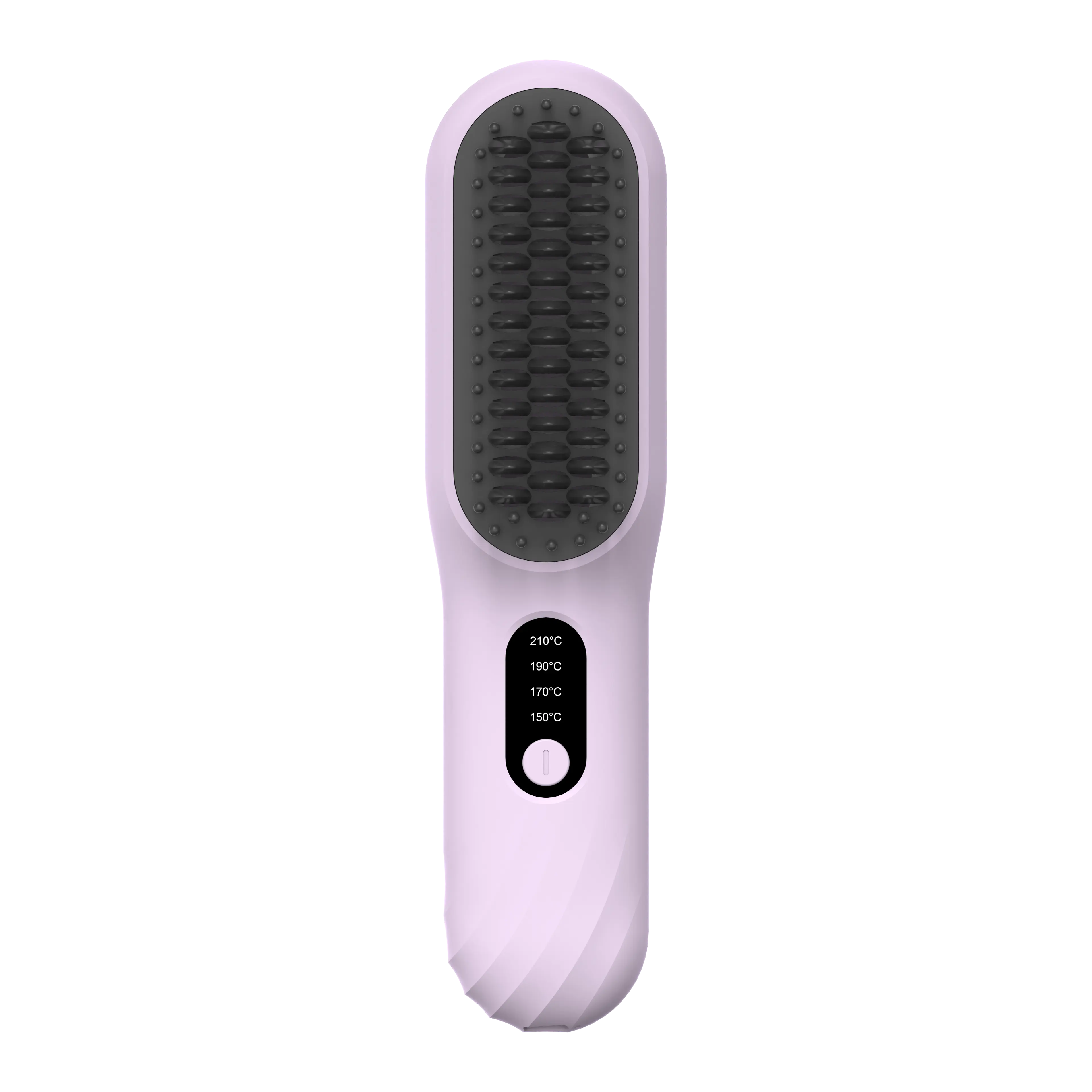 Çift amaçlı taşınabilir USB şarj edilebilir hızlı isıtma sıcak tarak saç düzleştirici Mini akülü saç düzleştirici fırça