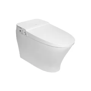 Bidé elétrico automático aquecido tampa do assento do vaso sanitário wc auto lavagem spray de água inteligente higiênico sanitário inteligente