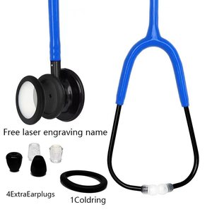 Estetoscopio Profesional (<span class=keywords><strong>Fonendoscopio</strong></span>) para Uso Médico, de Acero Inoxidable, Doble Cabeza, con Certificación MDR CE para Cardiólogos - Product Image 3