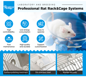 Cages et Boîtes Spacieuses en Plastique PP Épaissi Anti-Corrosion et Durable pour l'Élevage et l'Observation de Petits <span class=keywords><strong>Animaux</strong></span> (Souris, Rats, Hamsters) - Product Image 5