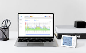 データロガー付き<span class=keywords><strong>CO2</strong></span>モニター、スマート屋内<span class=keywords><strong>CO2</strong></span>モニタリング検出器ガスフローデータ二酸化炭素メーター - Product Image 4