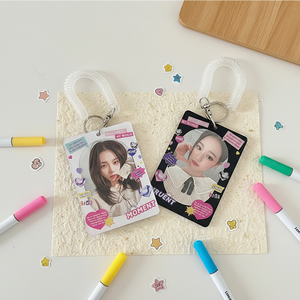 Porte-cartes en acrylique double face style Y2K, design doux et cool, protège-cartes photo <span class=keywords><strong>de</strong></span> 3 pouces, excellent cadeau pour les collectionneurs - Product Image 6