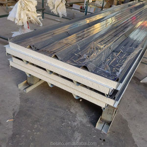 Besino Qingdao Panel sándwich de Pu de 50mm Panel sándwich de Pu de techo de <span class=keywords><strong>aislamiento</strong></span> de alta calidad Panel sándwich ignífugo para construcción - Product Image 3