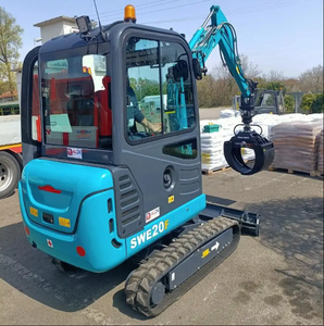 Nouveau bras télescopique d'excavatrice chinoise de 2 tonnes SWE20F mini mini excavatrice remorquable de <span class=keywords><strong>vente</strong></span> aux enchères mini excavatrice à vendre - Product Image 4