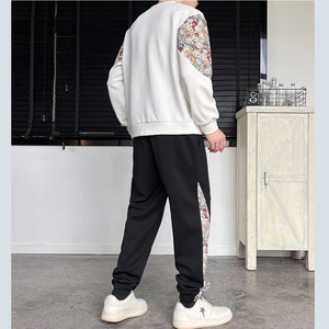 Completi da <span class=keywords><strong>Uomo</strong></span> Giovanile in Tessuto Pesante Traspirante Elasticizzato in Quattro Direzioni, Eco-Friendly, con Ricamo alla Moda per Studenti - Vendita all'Ingrosso - Product Image 5
