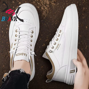 Zapatillas Deportivas para Hombre 2023, Blancas, Transpirables, con Cordones, Casuales, Tenis Deportivos, Zapatos de Skateboard - Product Image 5