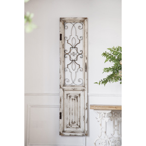 Panel Decorativo de Madera 15.8x66.9 Escultura de Pared Estilo Rústico de Granja - Product Image 1