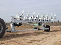 Arado de Surco Semimontado Hidráulico Diésel Serie Pioneer con Engranajes y Rodamientos, Enganche de 3 Puntos para Terrenos Agrícolas