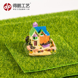 Dp Craft <b>Miniature</b> House Resin Ornament Handmade Home Decoration Artistic Decor D8888 - Product Image 1