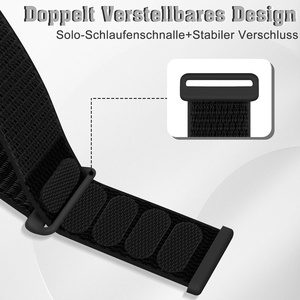 Venta Directa de Fábrica, Correas para <span class=keywords><strong>Apple</strong></span> <span class=keywords><strong>Watch</strong></span> Series 11 10 9 8 7 6 5 4 3 SE 3 2 1, <span class=keywords><strong>Correa</strong></span> de Nailon con Velcro - Product Image 5