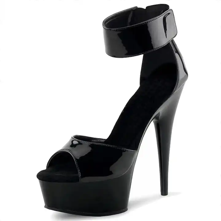 DOMINA-431 Devious 6 Inch Heel Black Patent Erotic Shoes – Pole Dancing  Shoes - KLS Supplies Ltd