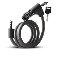 UMEDO- 2023 4 code vélo électrique partie combinaison cadran acier câble serrure ebike accessoires
