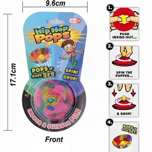 OEM ODM Jouets en caoutchouc anti-stress pour l'extérieur Jouets à balles rebondissantes pour enfants Hip <span class=keywords><strong>Hop</strong></span> Pops Jumps <span class=keywords><strong>Fidget</strong></span> <span class=keywords><strong>Toys</strong></span> - Product Image 5