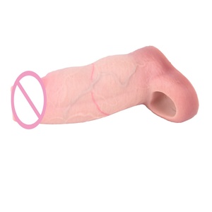 Funda de Silicona Abierta SXXY para Pene, Juguete Sexual, Funda para Retrasar la Eyaculación, Funda para Agrandar el Pene, Potenciador Sexual para Hombres - Product Image 5