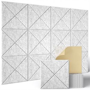 Panneau acoustique Offre Spéciale en fibre de polyester de haute qualité de 12mm, conception 3D moderne pour une réduction efficace du son dans les immeubles de bureaux - Product Image 2