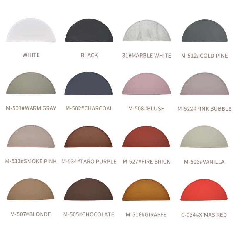 Tovaglietta a semicerchio