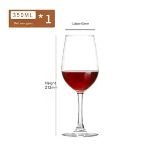 Copa de estilo europeo, copa de vino tinto transparente, moderna, delgada, ultrafina, para el hogar, para <span class=keywords><strong>bodegas</strong></span> extranjeras - Product Image 5
