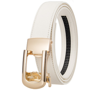 Ceintures pour femmes en cuir véritable de luxe sur mesure sans trous, vente en gros - Product Image 1