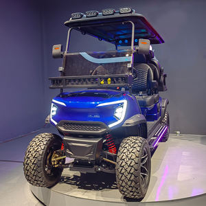 中国工厂价格电动高尔夫球车蓝色6座高尔夫球车 - Product Image 2