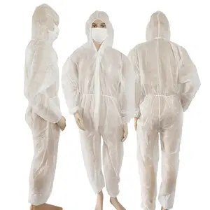 Wegwerp Pp-Overall Aami Level 4 Wegwerp Overall Ppe-Pak Voor Biohazard Chemische Bescherming