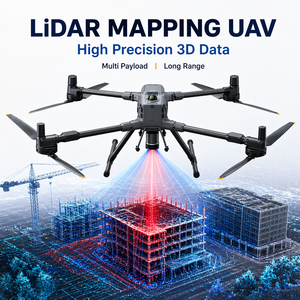 โดรน Matrice 400 LiDAR บรรทุกน้ำหนักได้ 6 กก. บินได้นาน สำหรับงานอุตสาหกรรม ใช้สำหรับการทำแผนที่ 3 มิติ และการสำรวจที่มีความแม่นยำสูง - Product Image 1