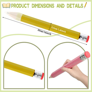 Bvew Art Funny Big Pencil Énorme Crayon Géant 14 Pouces <span class=keywords><strong>Grand</strong></span> Crayon Jumbo - Product Image 2