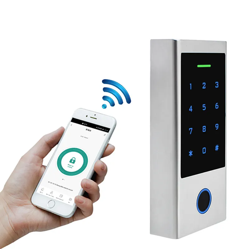 Tuya fingerprint access control standalone smart access control system with mobile function