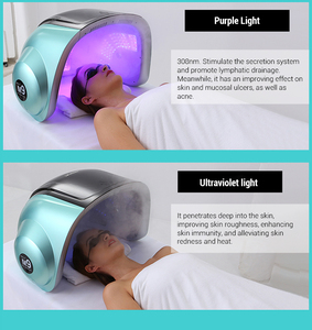 Potente Dispositivo <span class=keywords><strong>Facial</strong></span> de Terapia de Luz <span class=keywords><strong>LED</strong></span> M9 <span class=keywords><strong>con</strong></span> Nano Spray Frío y Caliente, 268 Lámparas, 9 Colores - Product Image 3