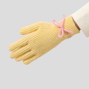 2026 yeni moda kadın yay kış termal dokunmatik kalınlaşmış sıcak örme eldiven - Product Image 6