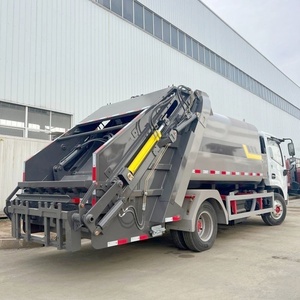 Good Quality China Dongfeng 4x2 6 Ton Garbage Compactor Truck Compressed Garbage Truck Upper Body - Product Image 5
