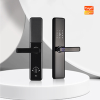 Cerradura Digital Biométrica Inteligente con Huella Dactilar, Contraseña, Tarjeta IC, Entrada sin Llave, Manija para Puerta, para Uso Doméstico