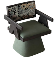 Chaise de salle à manger vintage en bois massif de style français, design moderne, meubles pour la maison, le bureau et la chambre, pour la maison, l'appartement et l'extérieur