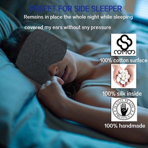 Bandeau confortable pour dormir, bandeau respirant, masque oculaire en coton, livraison gratuite - Product Image 4