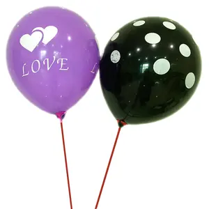 Printed balloon,polka dot latex party balloon