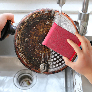 Vật tư vệ sinh nhà bếp bán buôn, miếng chà rửa chén bằng lưới không kim loại, miếng bọt biển chà rửa không trầy xước - Product Image 6