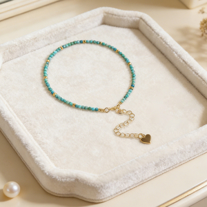 New Dream Green Crystal Rhinestone Gemstone Beaded Bracelet Healing Protection Strength Adjustable Women <b>Men</b> Trendy Valentine's - Product Image 3