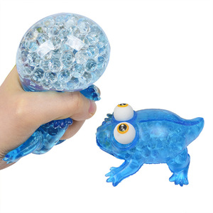 High Quality TPR Big Eyes Frog Vent <b>Ball</b> Squishy Stress <b>Balls</b> Beads Filling Slow Return <b>Squeeze</b> Stress Relieve Toys for Kids - Product Image 1